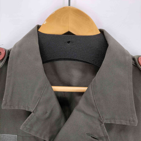 エーアンドジー A&G クロスパッチ マリファナ ミリタリージャケット メンズ JPN:XL